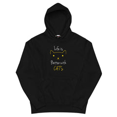 猫 パーカー ねこ かわいい 猫イラスト Better with Cats.