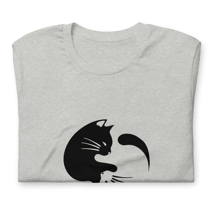 猫tシャツ ねこ 猫イラスト 陰陽サークル猫