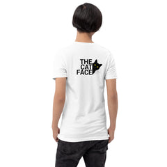 猫tシャツ ねこ 猫イラスト The Cat Face2 |バックプリント｜アダルト&キッズサイズ.